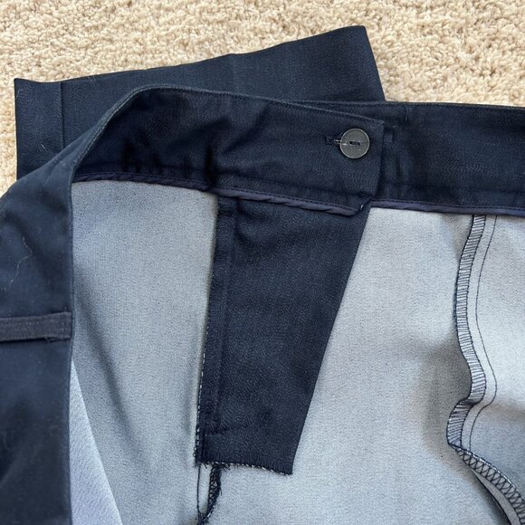 Ashley Stewart Womans Pants 18W Navy Blue Career Trouser Ankle Cropped NWT - Picture 11 of 14